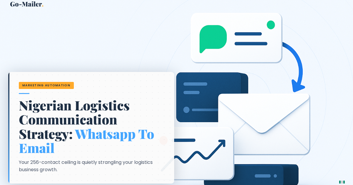 Nigerian Logistics Communication Strategy: WhatsApp to Email
