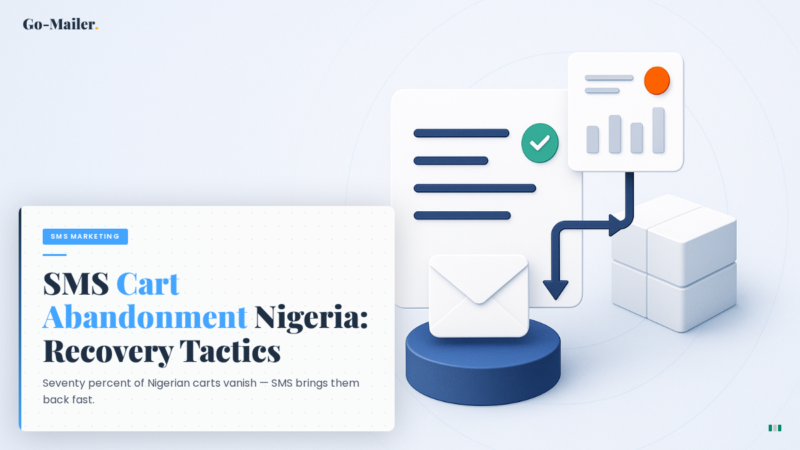 SMS Cart Abandonment Nigeria: Recovery Tactics