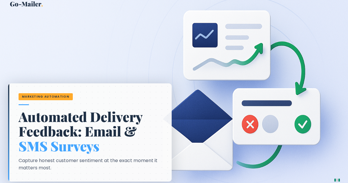 Automated Delivery Feedback: Email & SMS Surveys